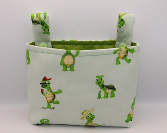 Lenkertasche für Laufrad / Kinderrad / Roller "Schildkröte grün"