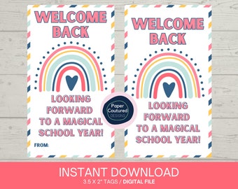 Welcome Back To School Tags