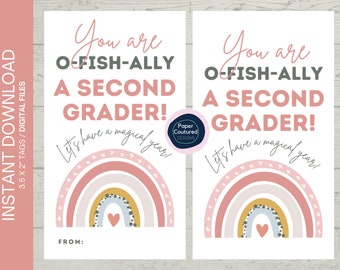 You Are O-fish-ally In Second Grade Tag