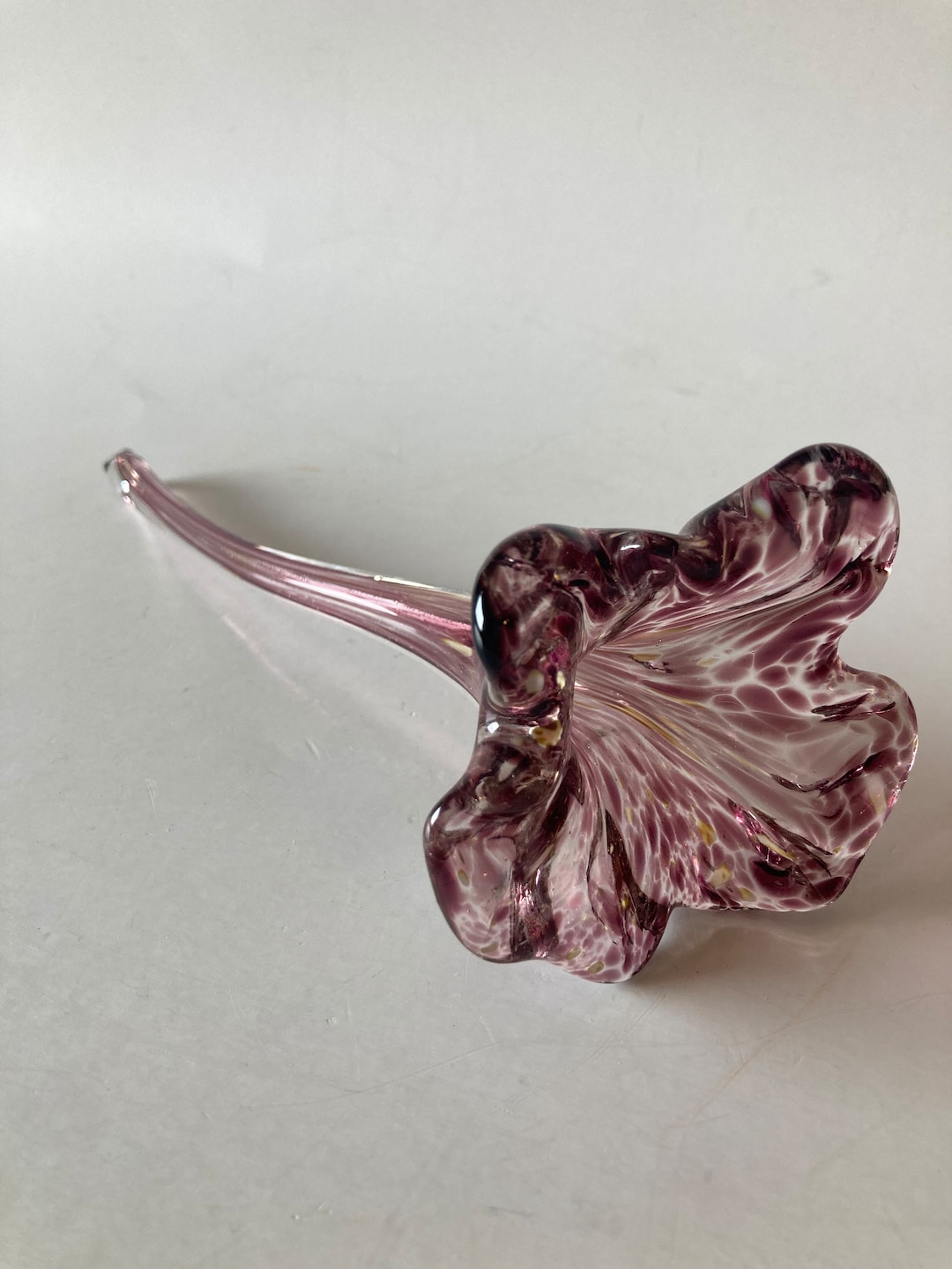 Glass Flower Handblown Art Etsy