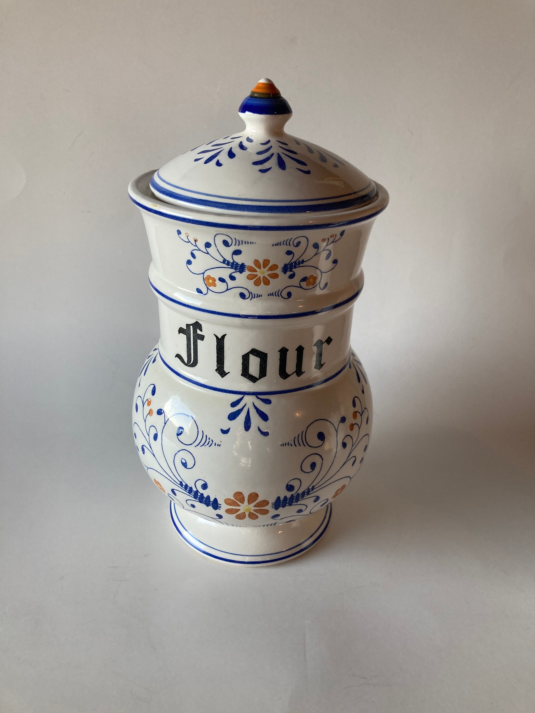 Blue Onion Canister Set Etsy