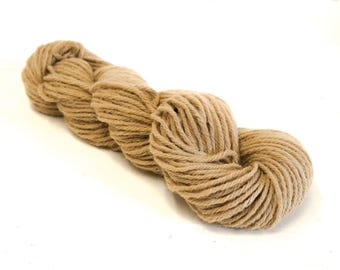 Light brown Alpaca Wool Yarn, Chunky Soft or Cardigan, 40% Alpaca, 50g/ 85m - Limited