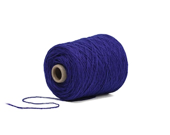 Violet Blue New Zealand Wool Yarn – Worsted Weight, Tufting, Knitting - 21 NEW