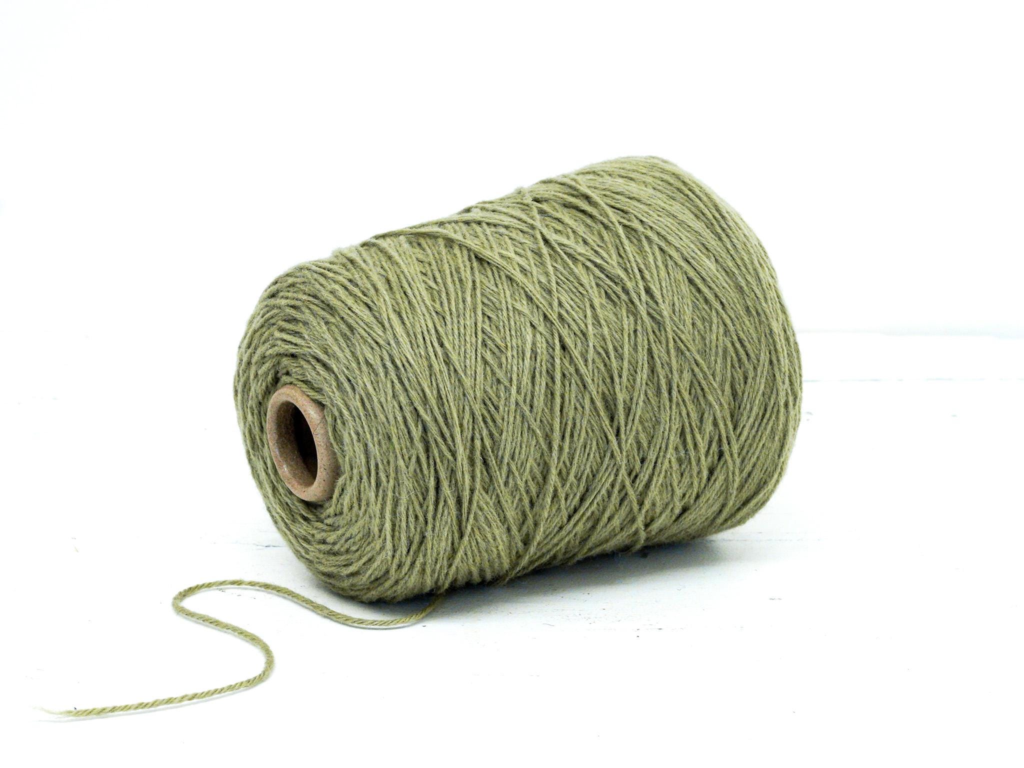 Rustic Aran Olive Green New Zealand Wool Yarn: Rustic Aran Worsted for Knitting ...