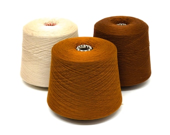 Brązowa włóczka Lana GATTO Harmony Lace – 100% bardzo cienkiej wełny merynosów (100 g/3,5 uncji)