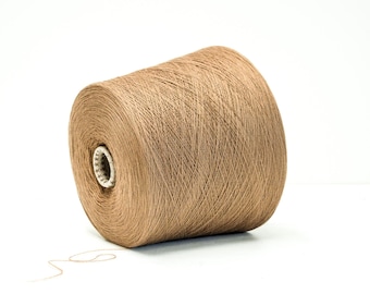 Lana GATTO Harmony – Extra Fine Merino Wool Yarn in Camel Brown 14562 | Lace Weight