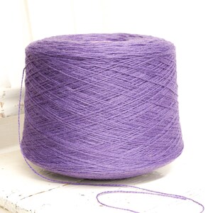 Lila Fingering Schurwolle aus Neuseeland Fibre (800g Kone) Bild 7