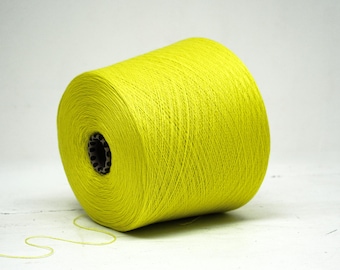 Neon Green Merino Wool Yarn – Lana GATTO Harmony, Ultra Lace - 100g/3.5oz