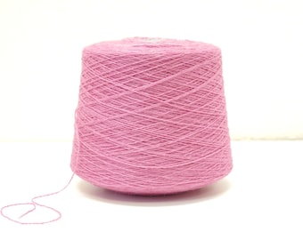 Rose New Zealand Wool Yarn Cone, Fingering Weight, 900g