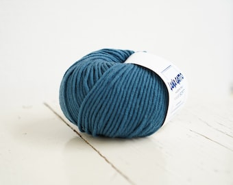 Emerald Blue - Lana Gatto Maxi soft wool yarn - 90m/50g - Luxury Worsted - Hand knitting
