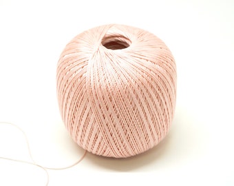 Hilo Pearl Rose Lace - 100% algodón mercerizado natural, 100 g/452 m, ganchillo - amigurumi - C41