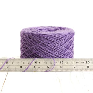 Lila Fingering Schurwolle aus Neuseeland Fibre (800g Kone) Bild 5