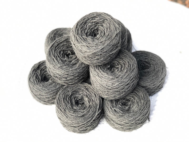 Tufting wool Hand knitting yarn 100g wool yarn Grey wool yarn Lithuania wool yarn Europe wool yarn Light worsted