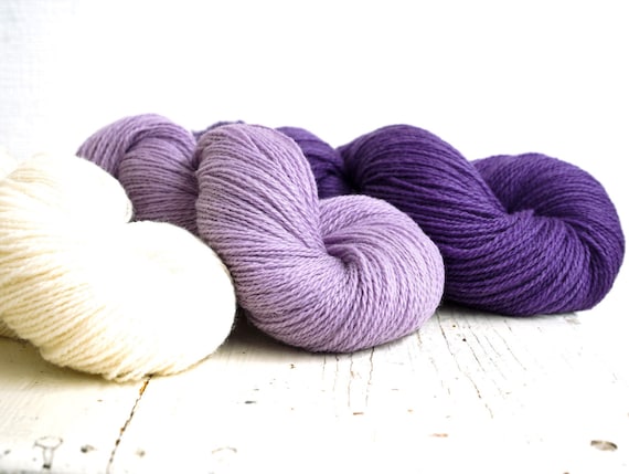 golo Crochet Yarn for Beginners Crochet Thread Size 10 for Hand Knitting  (Lavender Violet)6-663