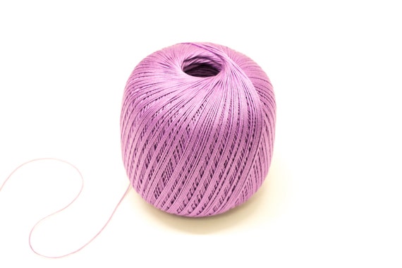 SOFT LILAC 100% mercerised cotton yarn - for making small projects like  crocheting toy amigurumi – Yarn Home