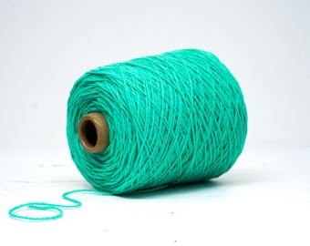 Mint green New Zealand tufting Wool Yarn - Worsted Aran Weight, 500g - 13 color - NEW