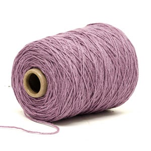Lilás Escuro - Fio da Nova Zelândia – 100% Lã Rústica - 500g/17,5oz para Tricô e Tufting - C520