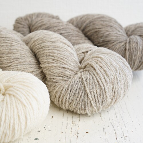 New Zealand Merino Wool Yarn Light Grey Wool Yarn 100 Etsy