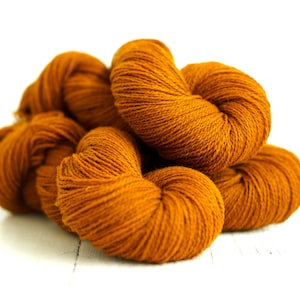 Cinnamon Neuseeland Wolle - 100g./3,50 oz. - Hand- oder Maschinenstricken, Weben von Plaids, Quadrathäkelwolle - C 292