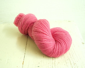 Rose New Zealand Wool Yarn - Fingering Weight, 100g