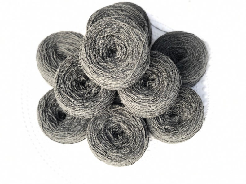 Tufting wool Hand knitting yarn 100g wool yarn Grey wool yarn Lithuania wool yarn Europe wool yarn Light worsted