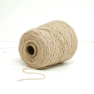 Ivory - New Zealand Yarn – 100% Rustic wool, 500g/17.5oz for Tufting - C260