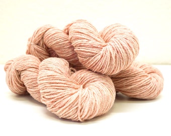 Laine mérinos extra douce Rose melange - 100 g/3,5 oz. laine non mordante, douce, teinte, pour tricoter à la main, crochet, bébés, enfants, adultes, couverture