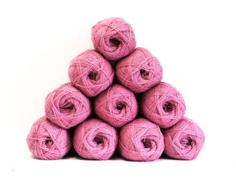 English rose 100% wool - 100g./3,50 oz - New Zealand fingering yarn - C 500