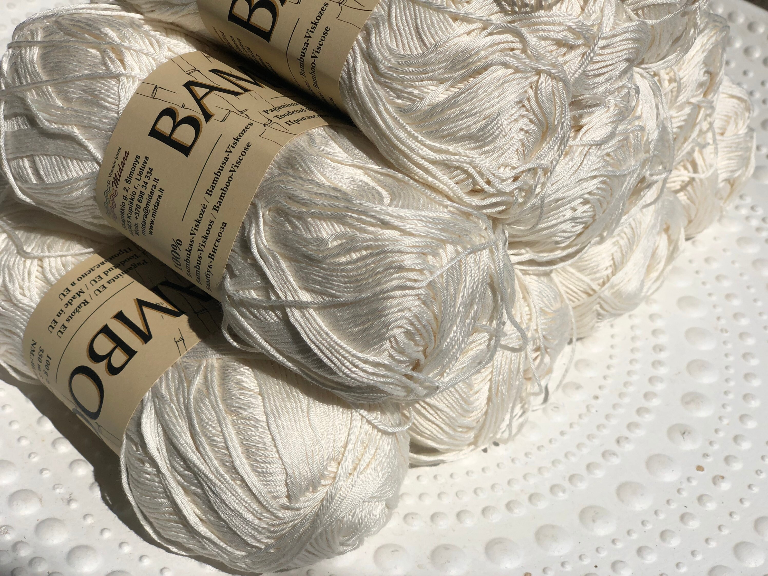 Milk White Bamboo Yarn Baby Bamboo Yarn 100 Bamboo Yarn Etsy UK