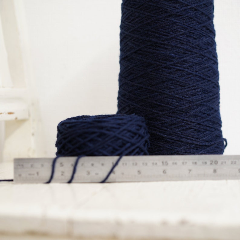 Dark Blue Yarn for Tufting Gun 500 G/550m Yarn for Etsy