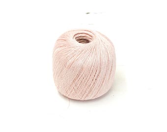 Zartrosa, 100 % Leinen, Spitzengarn, 100 g / 600 m, Strick-, Häkel- und Webgarn