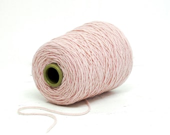 Light Pink - 100% Rustic wool - 500g/17.5oz for Knitting, Tufting - C 505