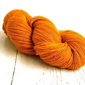 Fil de laine safran, citrouille, cannelle, caramel 400 g/14.1 oz. Laine de Nouvelle-Zélande pour tricoter à la main, tisser, faire des carreaux image 5