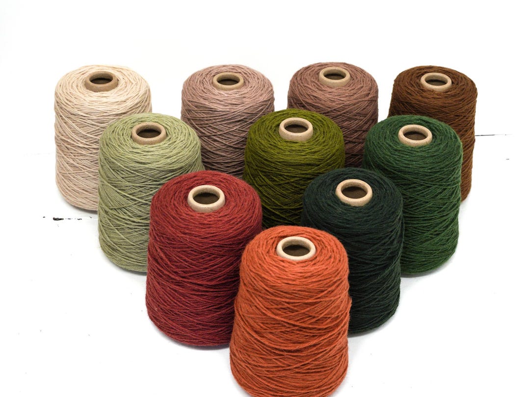 Rustic Yarn Rustic New Zealand Wool Yarn: Earth Tone Collection for Tufting ...