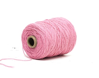 Pink - New - New Zealand Yarn - 100% Wool, 500g / 17.5oz for Knitting, Tufting - 42