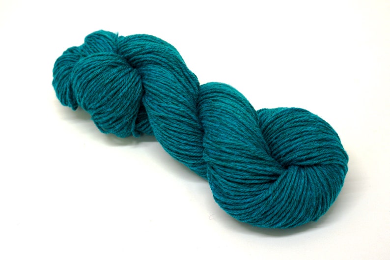 Mehrfarbige Woll und Polyestermischung, 100 g/233 m, ein weiches Garn für Kinderkleidung, Häkelarbeiten für Männer und Frauen, Spielzeugstricken, Heimdekoration Turquoise