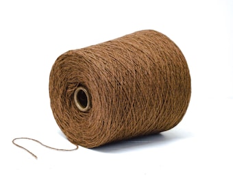 Camel Yarn Cone – 900g (31.7 oz) Natural Camel Wool | Sport Weight