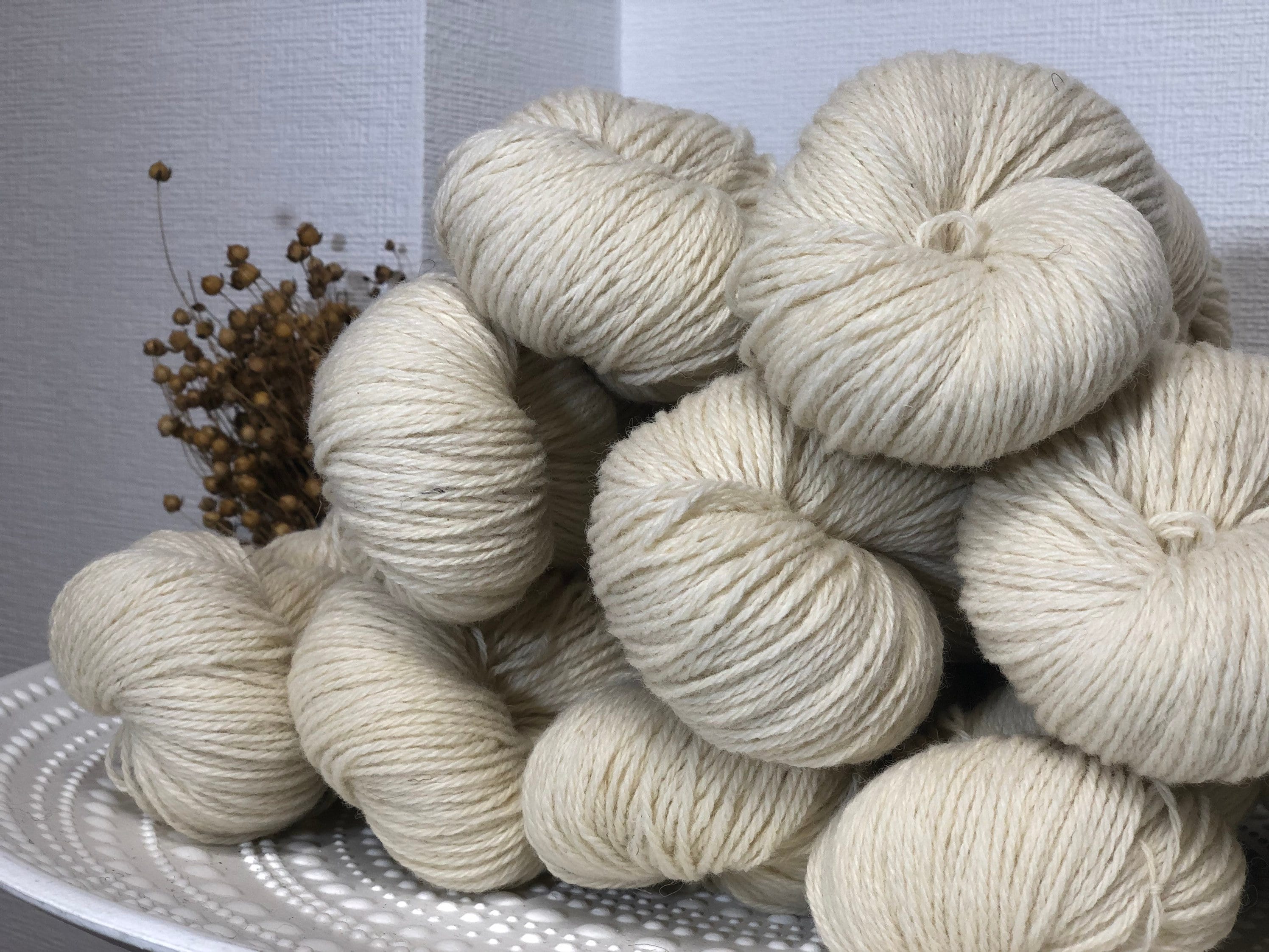 New Zealand Merino wool yarn Milkwhite wool yarn 100 g Etsy