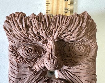 Custom Forest Spirit Switch Cover: Made-to-order, Hand-Sculpted Woodland Decor