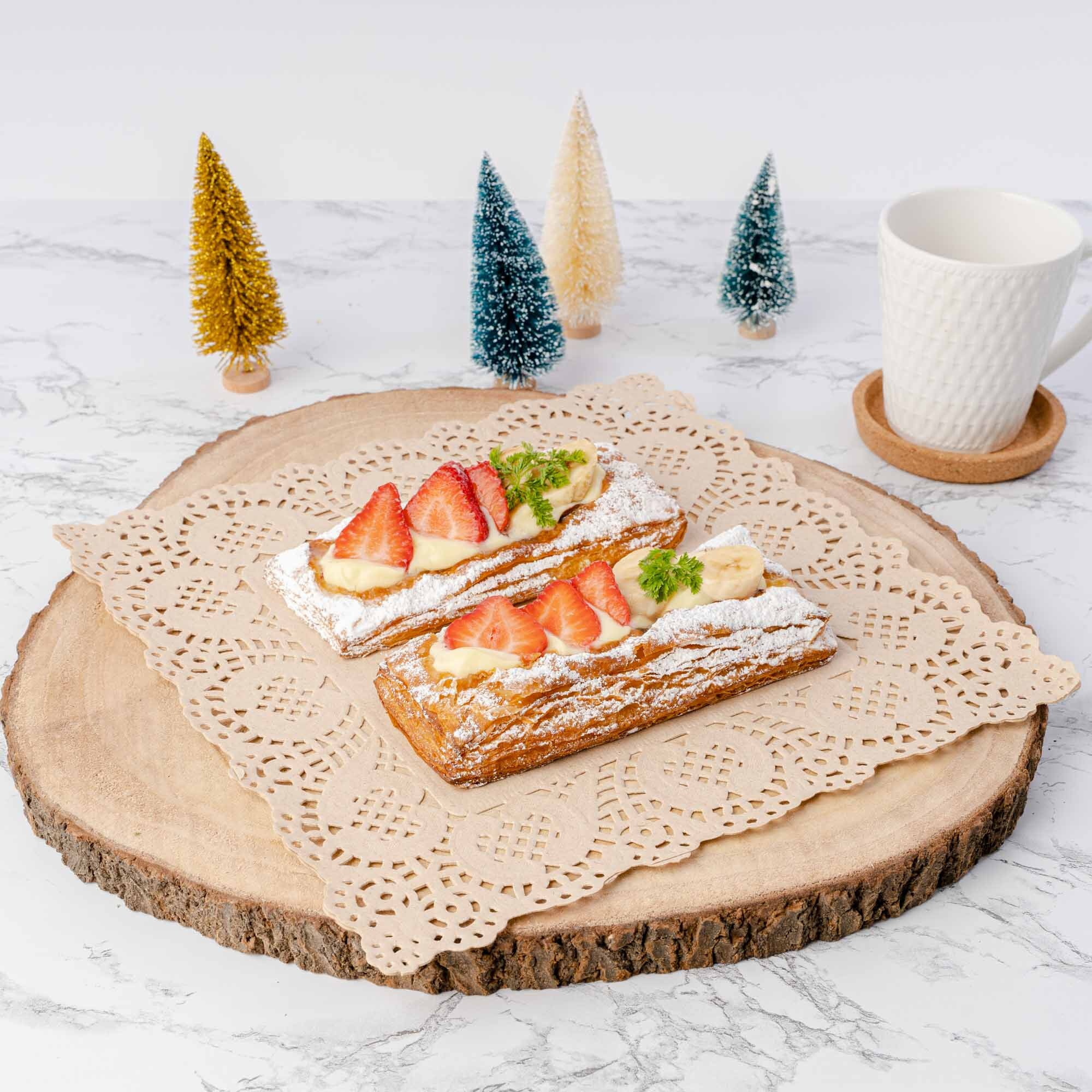 Square Lace Paper Doilies 12 Set of 250natural Etsy
