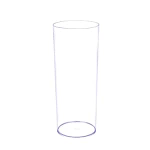 Large Clear Acrylic Centerpiece Flower Cylinder Vase for Special Occasions, Weddings, Galas, Parties, Special Events, Kitchen Indoor Decor