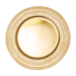 Eyelet Plastic Charger Plate 13" - Negro