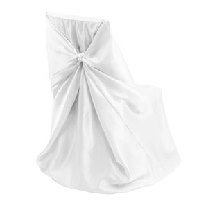 Universal Satin Chair Cover 44”L x 46”W - Blush