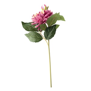 Faux Dahlia Stem 23&quot;-Burgundy