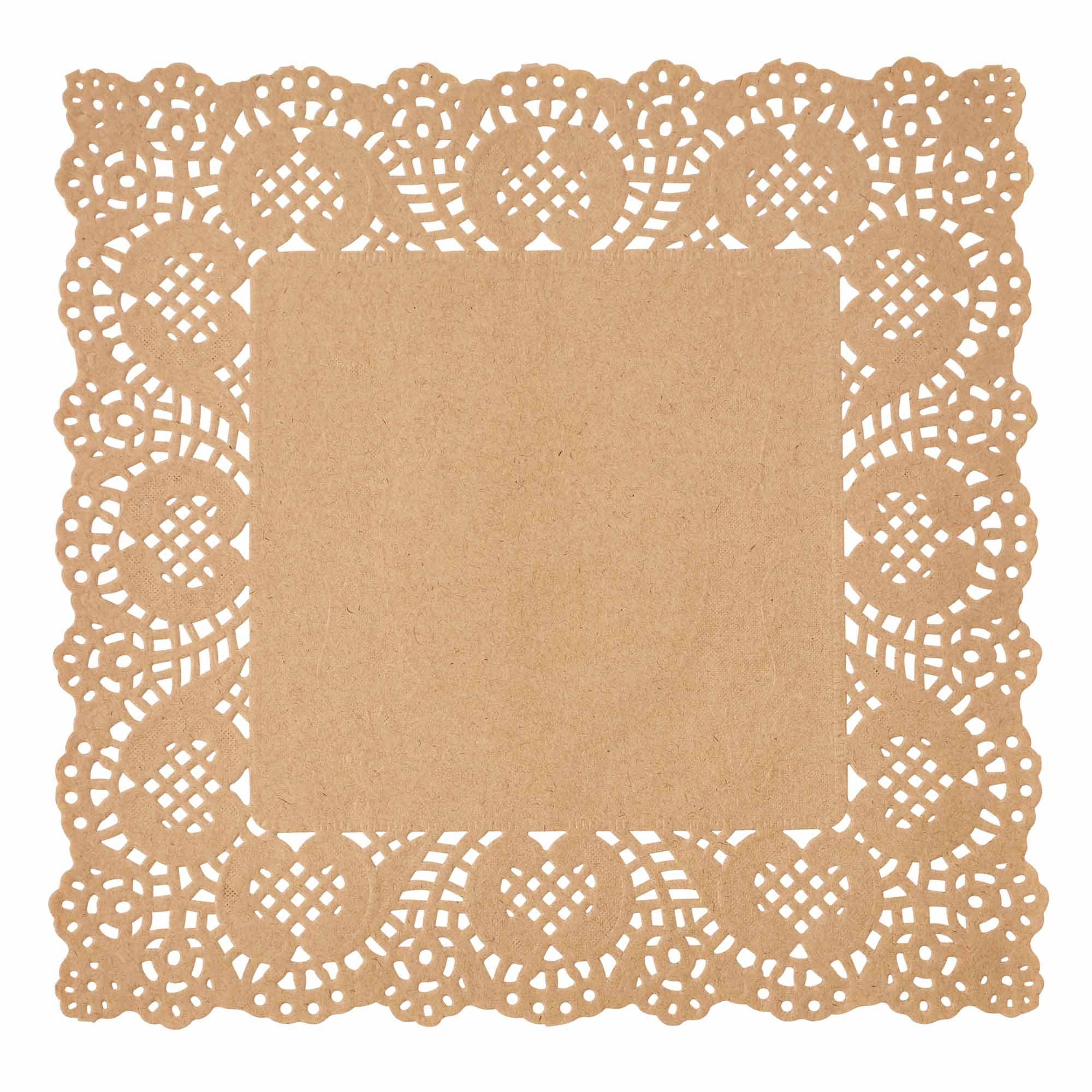 Square Lace Paper Doilies 12 Set of 250natural Etsy