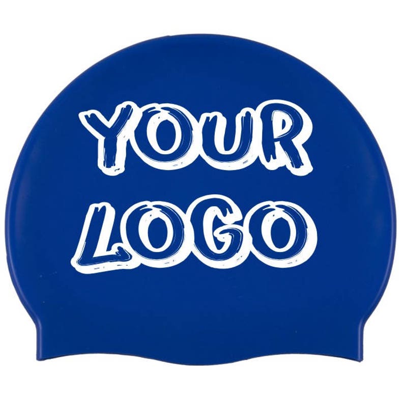 Silicone swim cap custom print image 7