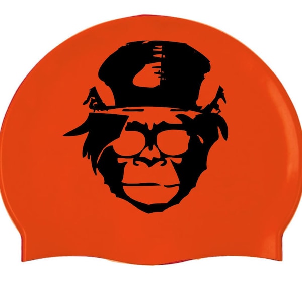 silicone swim cap with printing