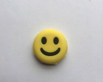 Yellow Rubber Smiley Face Emoji