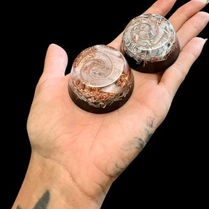 Orgone Tower Busters Buy 2 get 1 Free SOLD INDIVIDUALLY Orgonite Puck read description please handmade image 5