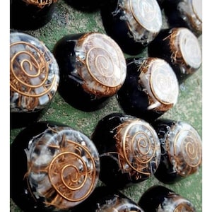 Orgone Tower Busters Buy 2 get 1 Free SOLD INDIVIDUALLY Orgonite Puck read description please handmade image 1